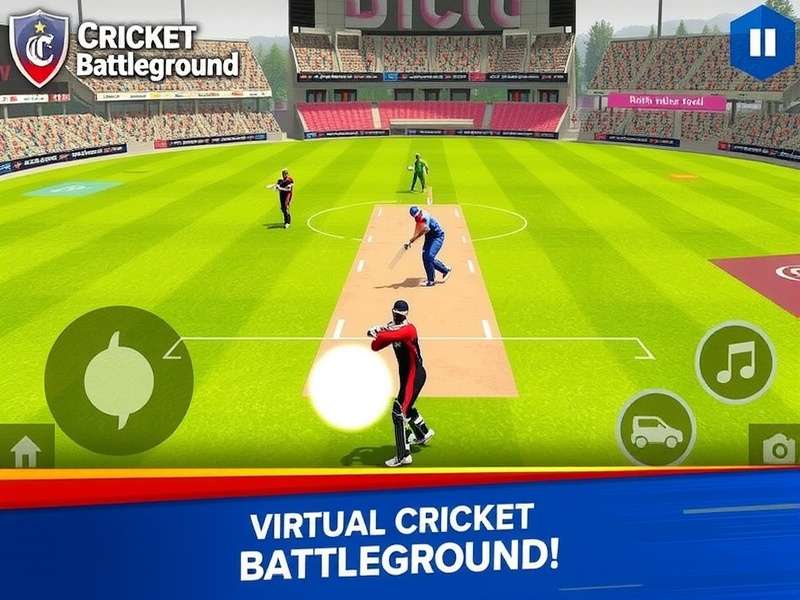 Virtual Cricket Battleground Game Screenshot